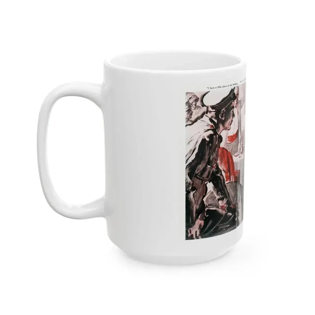 Flower Face (2), Cosmopolitan, November 1936 - White Coffee Mug - Go Mug Yourself