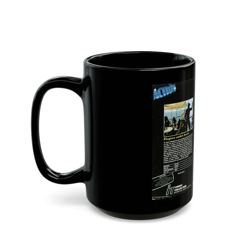 FLUGTEN UNDER HAVET (VHS COVER) - Black Coffee Mug - Go Mug Yourself
