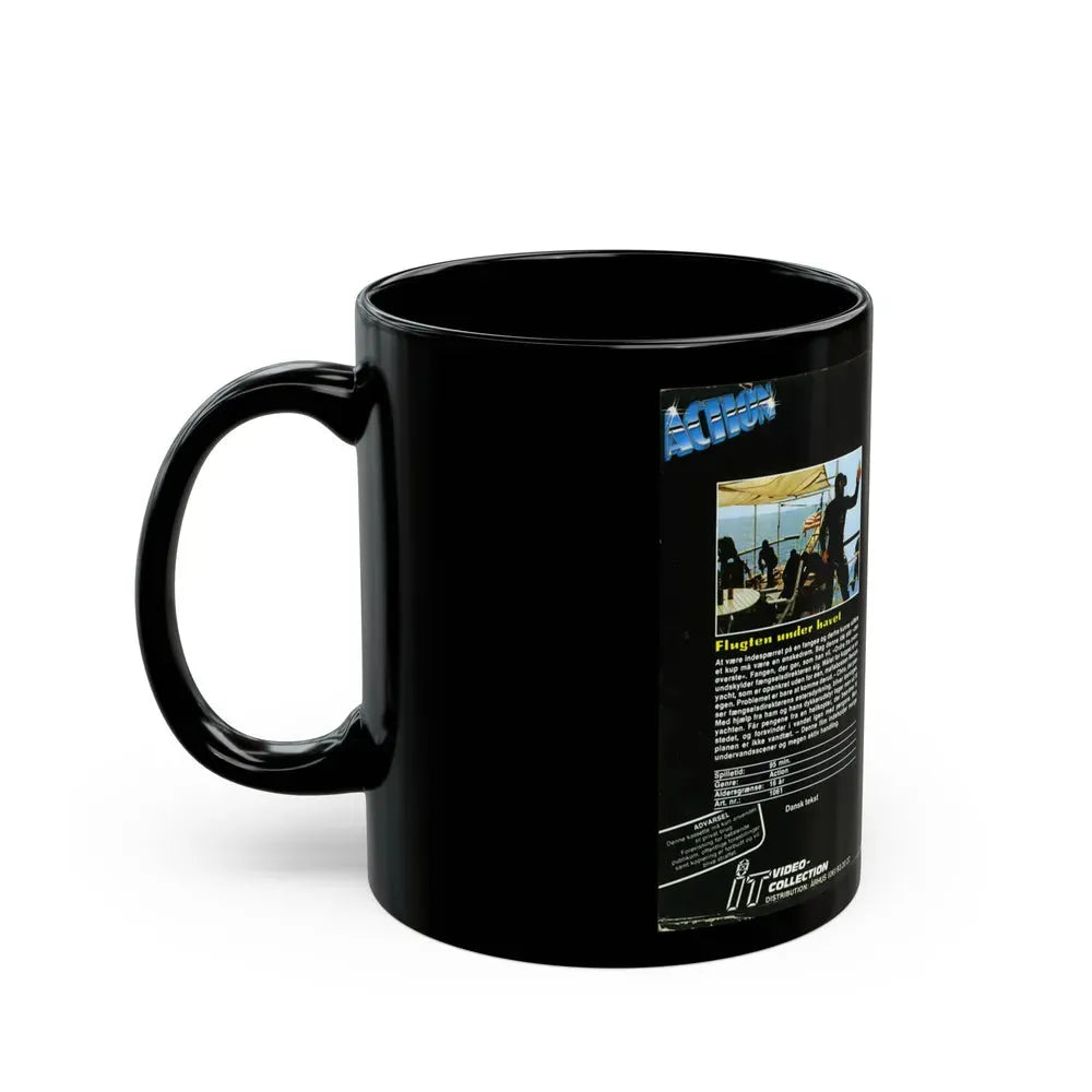 FLUGTEN UNDER HAVET (VHS COVER) - Black Coffee Mug - Go Mug Yourself