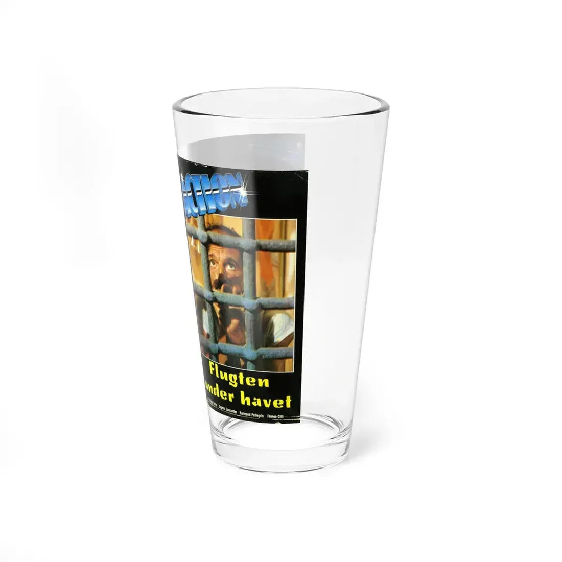 FLUGTEN UNDER HAVET (VHS COVER) Pint Glass 16oz - Go Mug Yourself