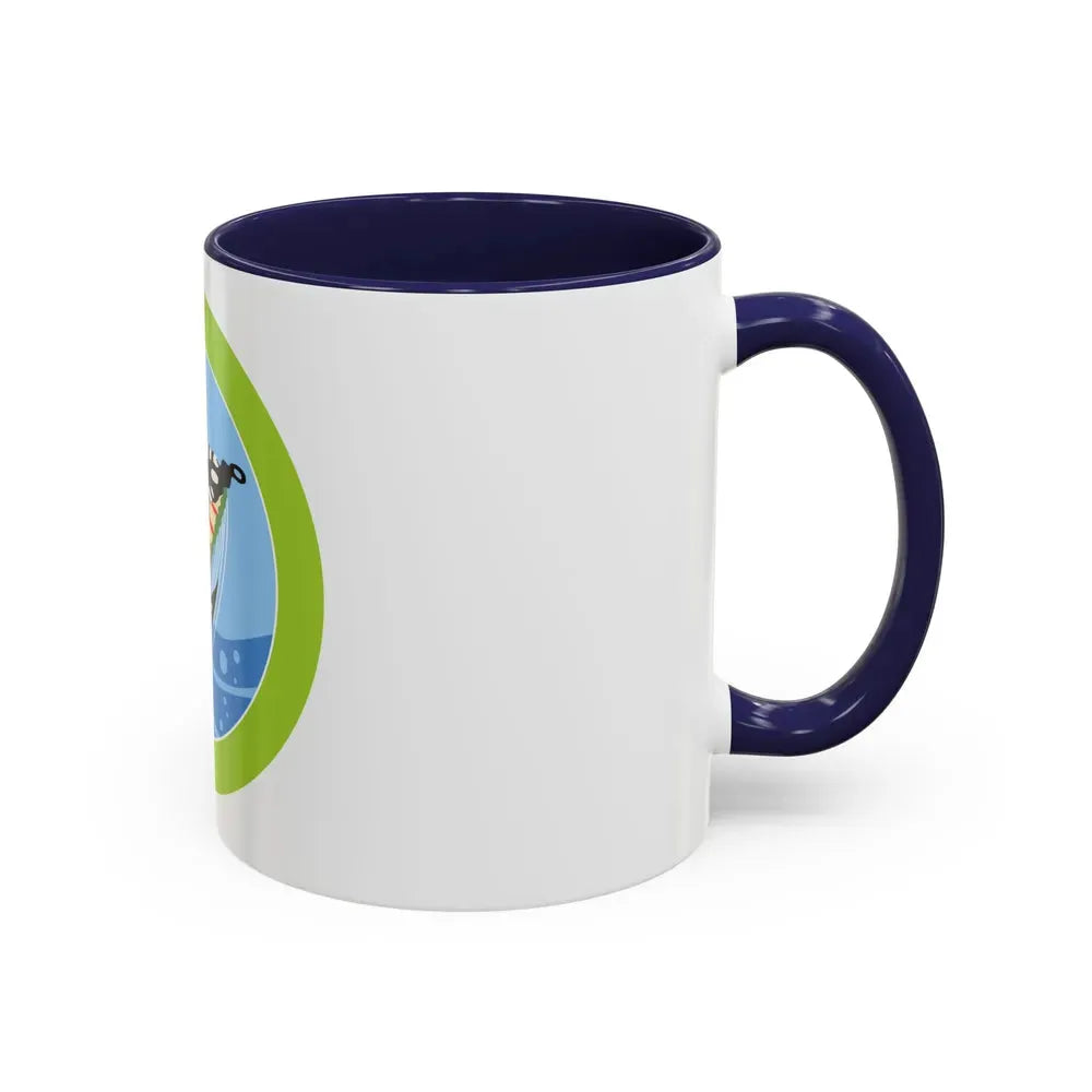 Fly Fishing (Boy Scout Merit Badge) Accent Coffee Mug - Go Mug Yourself