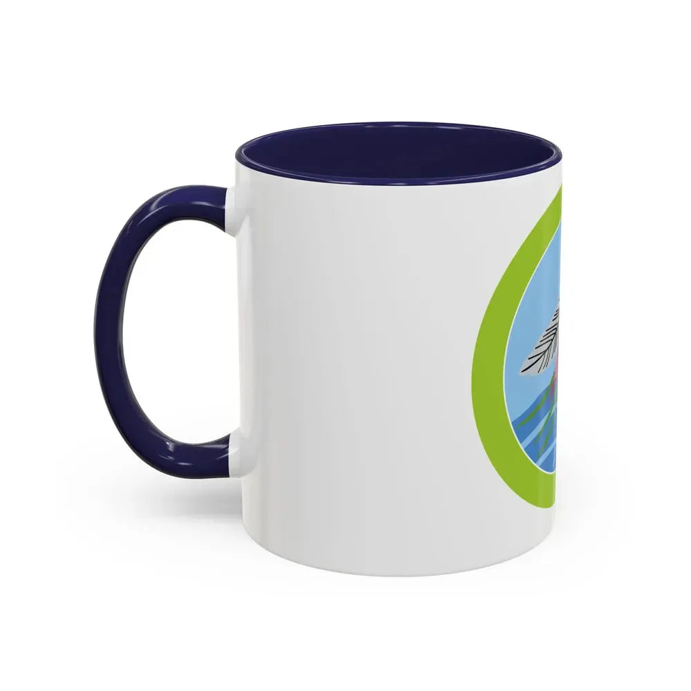 Fly Fishing (Boy Scout Merit Badge) Accent Coffee Mug - Go Mug Yourself
