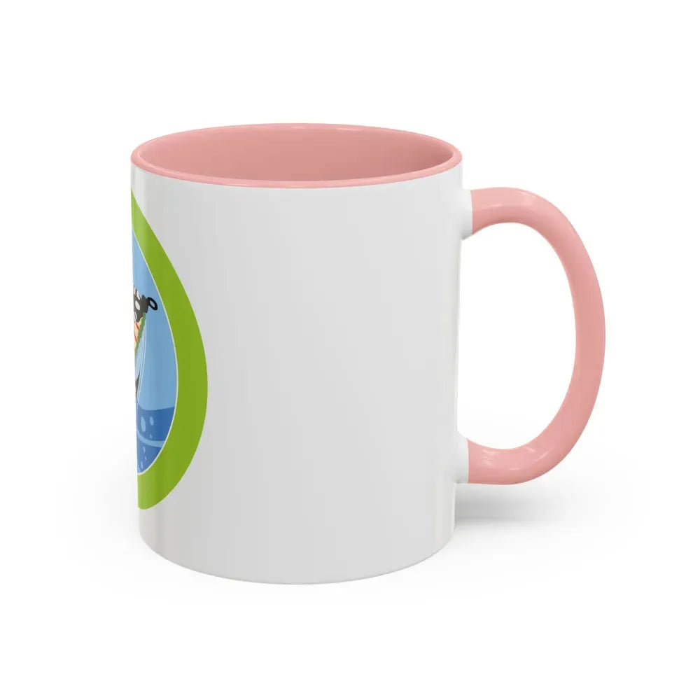 Fly Fishing (Boy Scout Merit Badge) Accent Coffee Mug - Go Mug Yourself