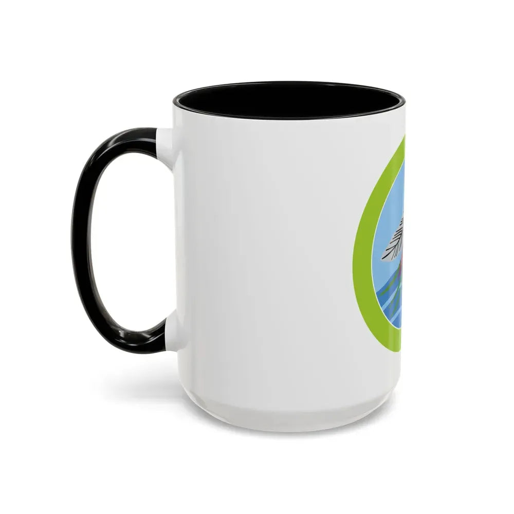 Fly Fishing (Boy Scout Merit Badge) Accent Coffee Mug - Go Mug Yourself
