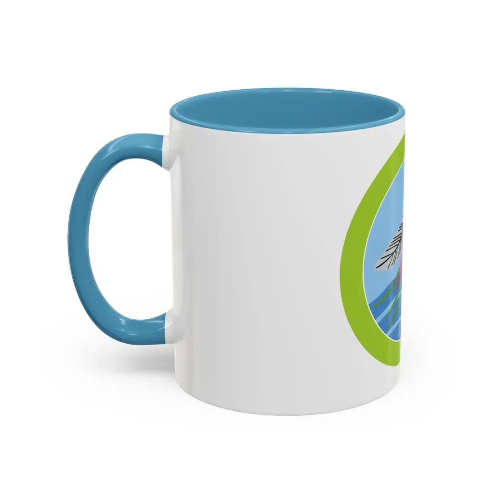 Fly Fishing (Boy Scout Merit Badge) Accent Coffee Mug - Go Mug Yourself