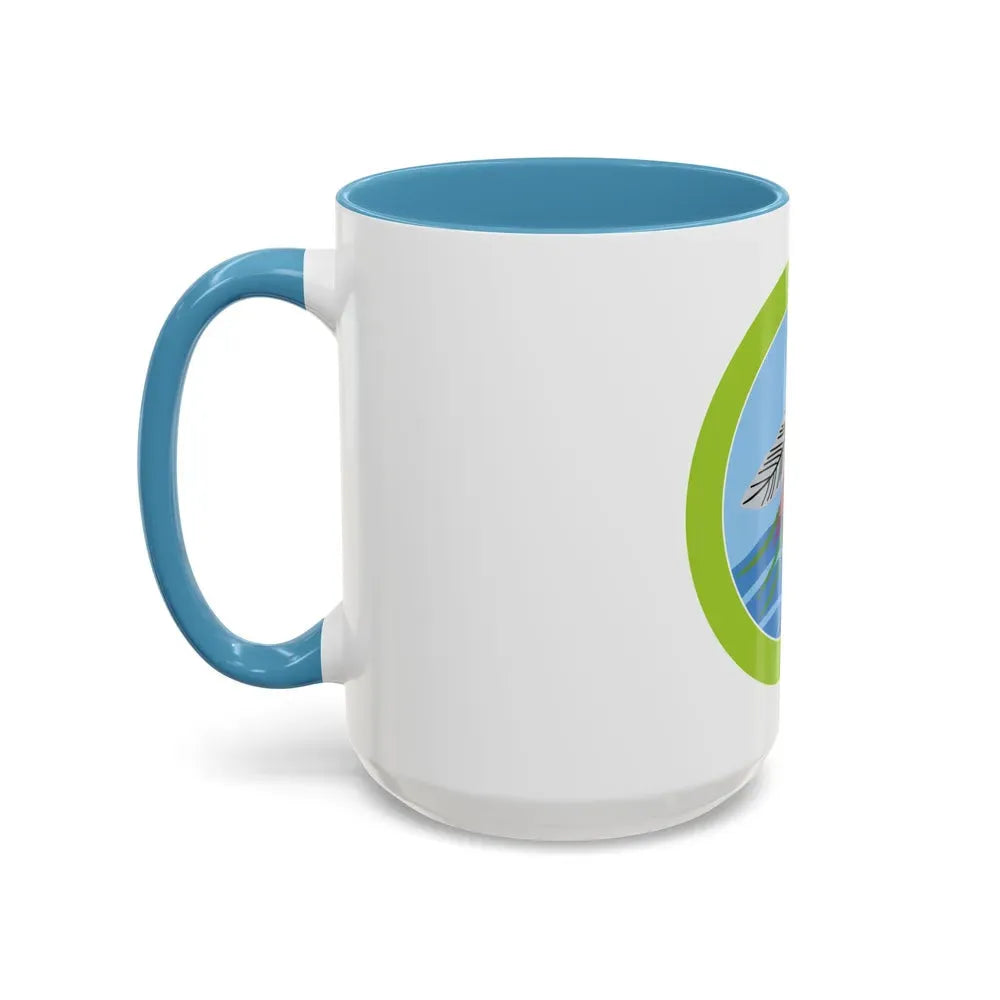 Fly Fishing (Boy Scout Merit Badge) Accent Coffee Mug - Go Mug Yourself