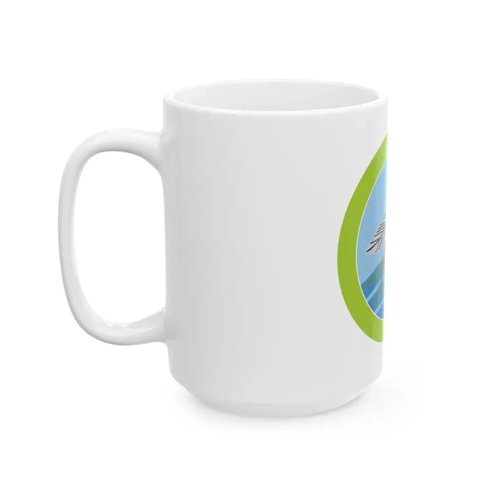 Fly Fishing (Boy Scout Merit Badge) White Coffee Mug - Go Mug Yourself