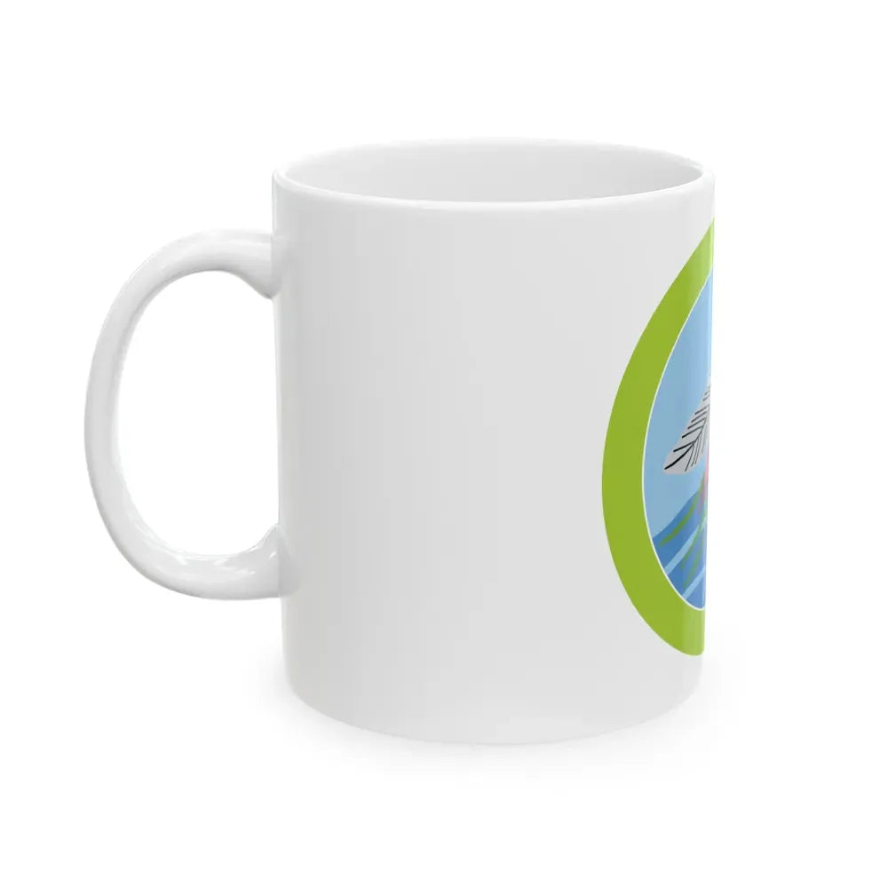 Fly Fishing (Boy Scout Merit Badge) White Coffee Mug - Go Mug Yourself