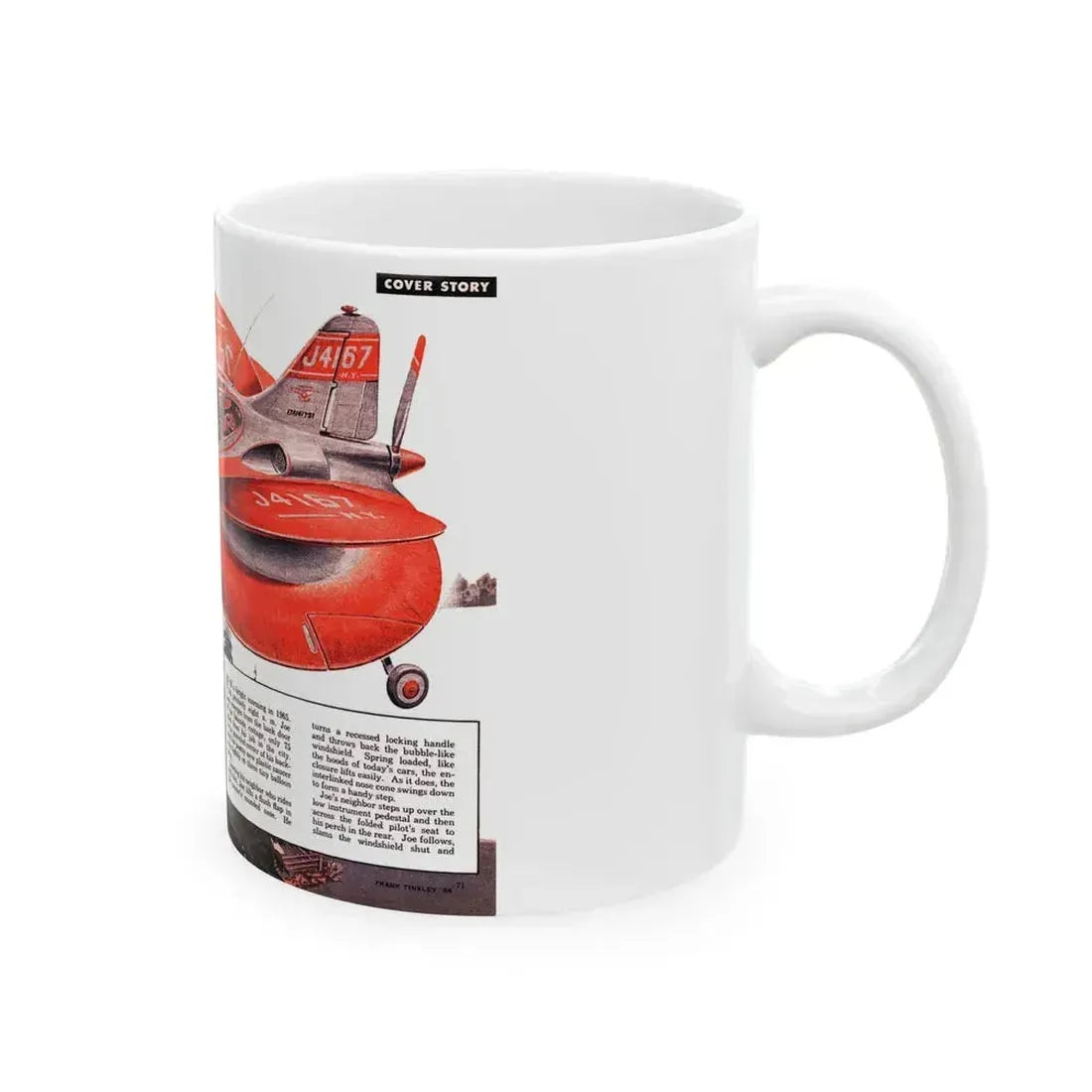 Flying Saucers for Everybody (1), 1956 - White Coffee Mug - Go Mug Yourself