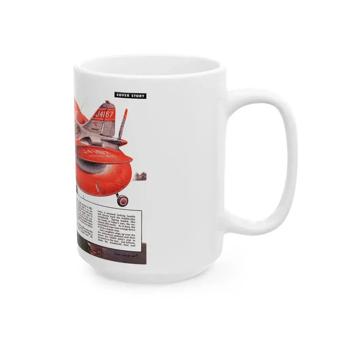 Flying Saucers for Everybody (1), 1956 - White Coffee Mug - Go Mug Yourself