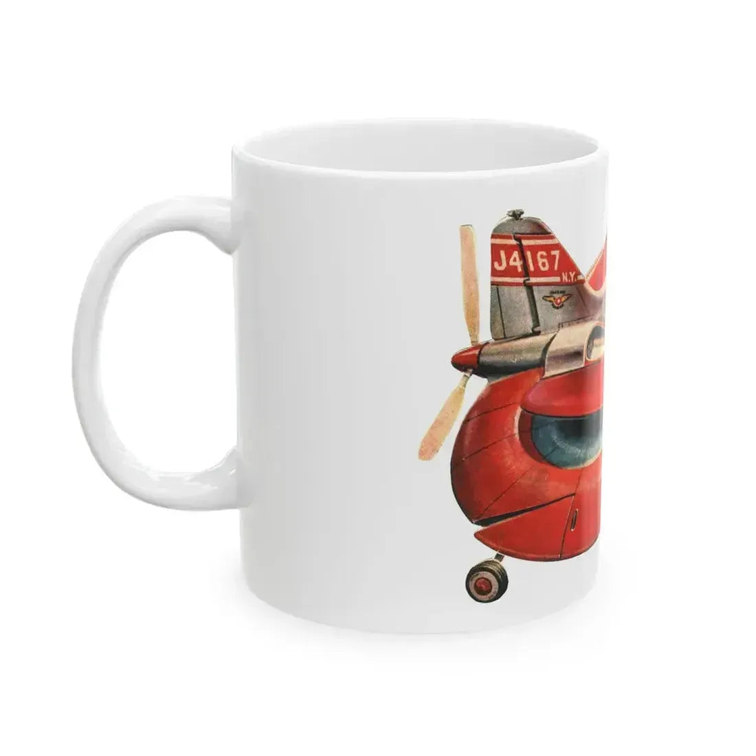 Flying Saucers for Everybody (2), 1956 - White Coffee Mug - Go Mug Yourself