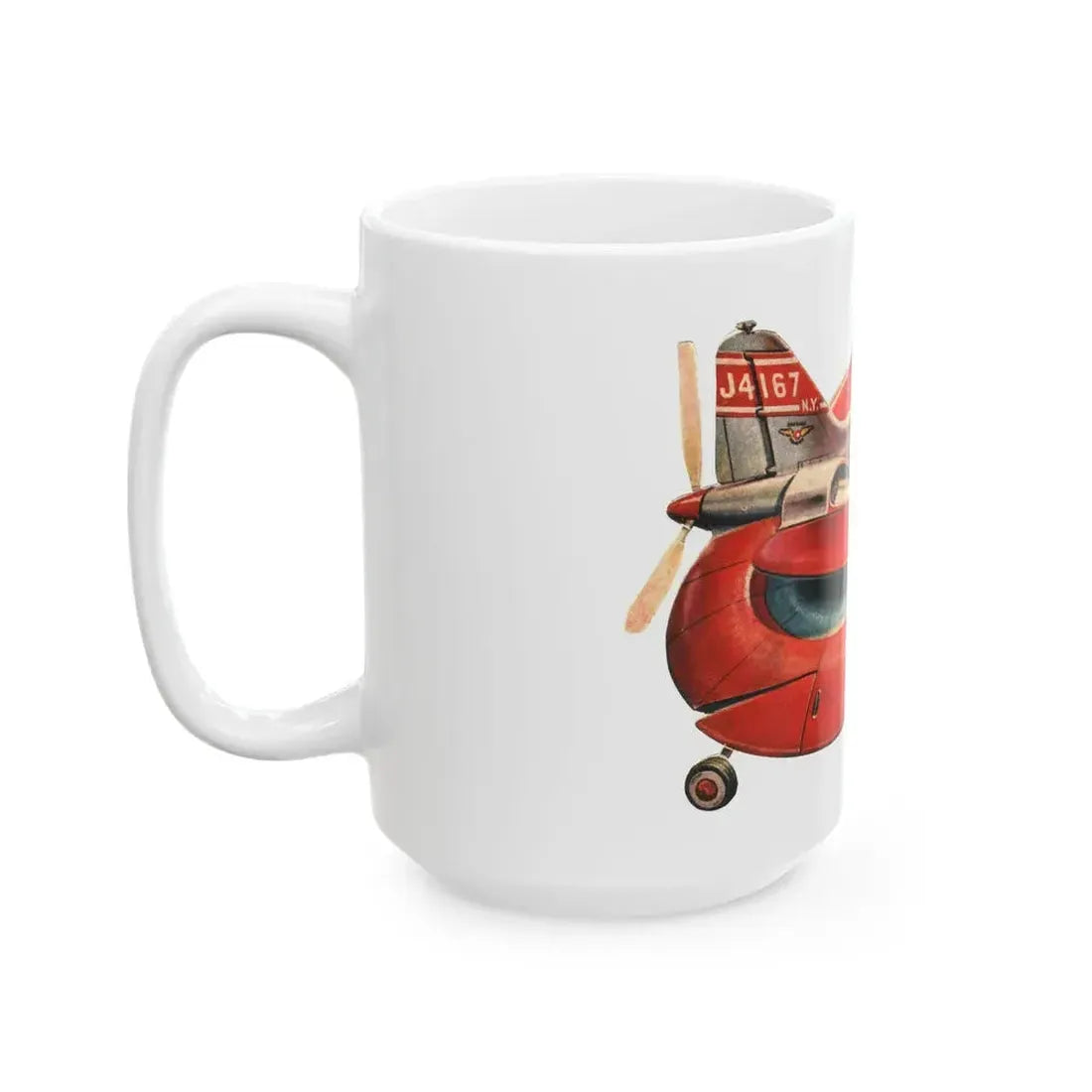 Flying Saucers for Everybody (2), 1956 - White Coffee Mug - Go Mug Yourself