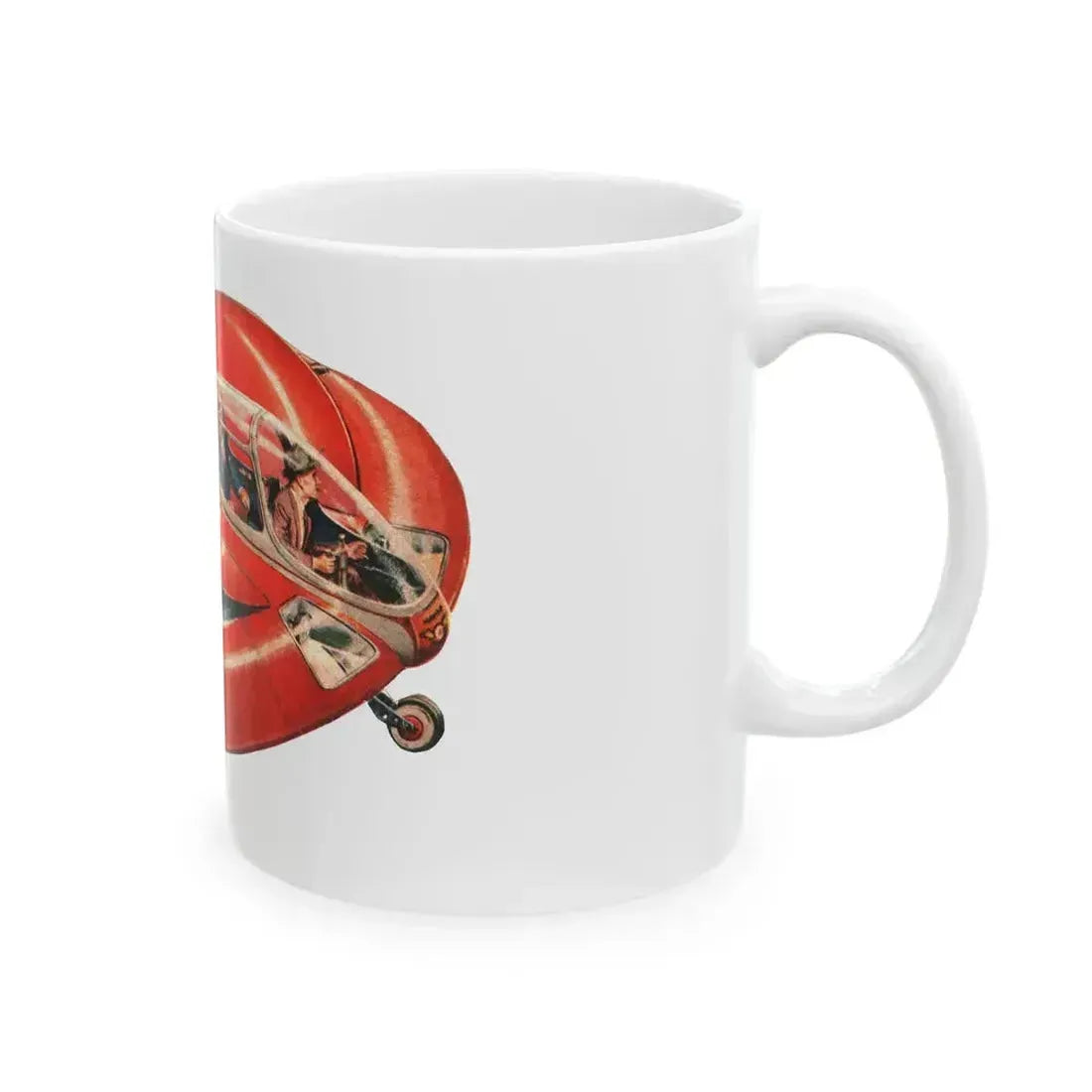 Flying Saucers for Everybody (2), 1956 - White Coffee Mug - Go Mug Yourself