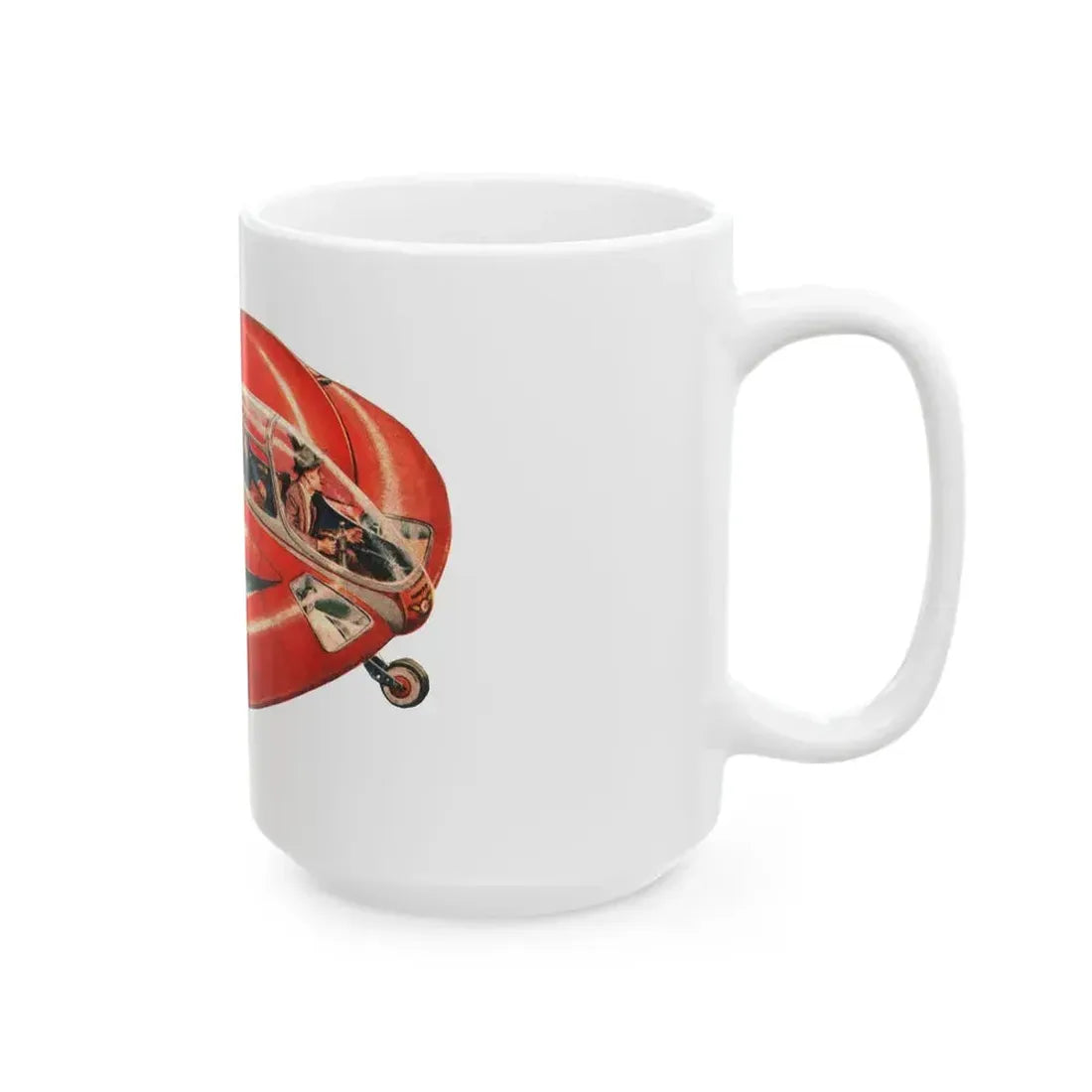Flying Saucers for Everybody (2), 1956 - White Coffee Mug - Go Mug Yourself