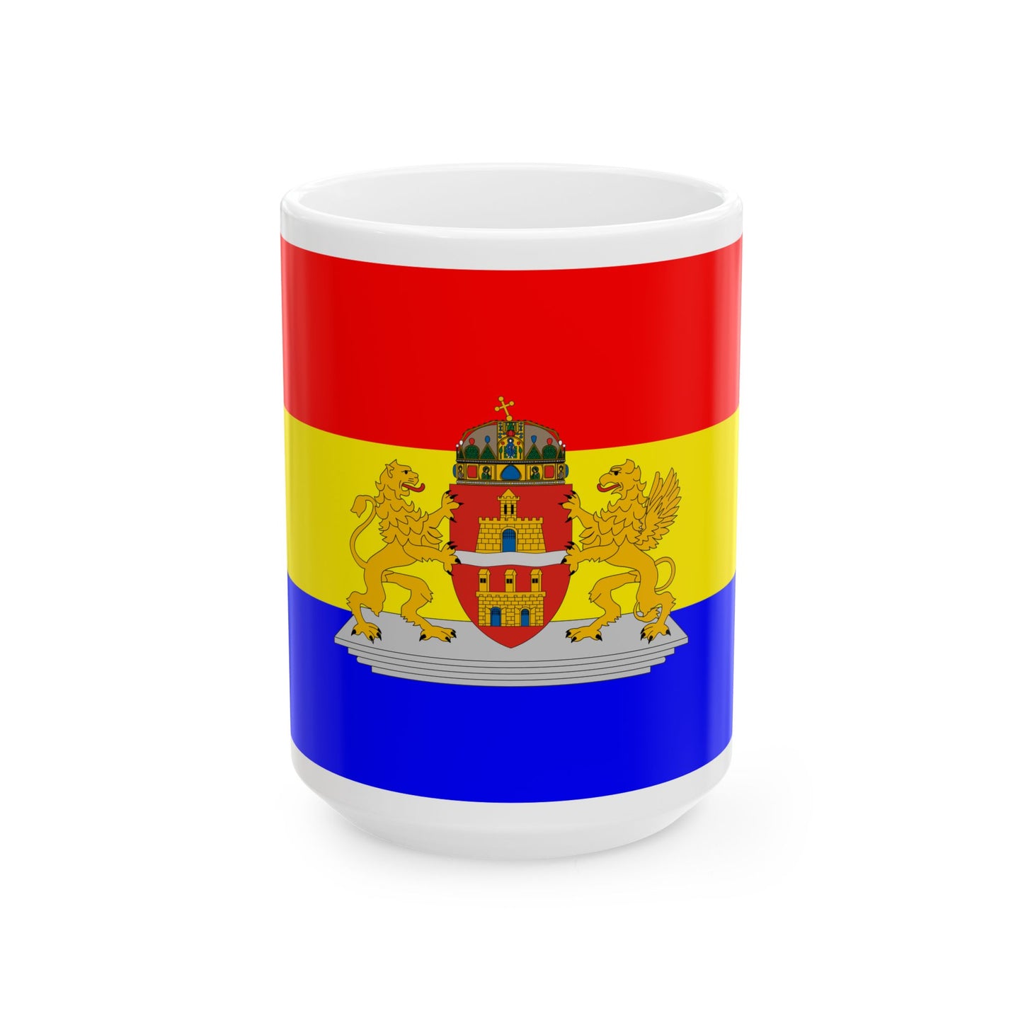 FO Budapest (Hungary) White Coffee Mug-15oz-Go Mug Yourself