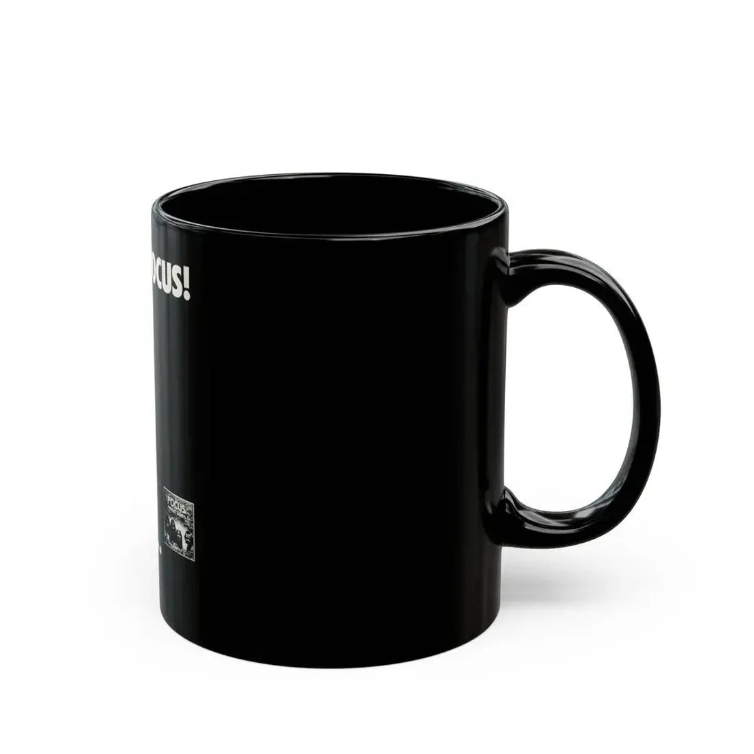 Focus 1973 (Music Poster) Black Coffee Mug - Go Mug Yourself