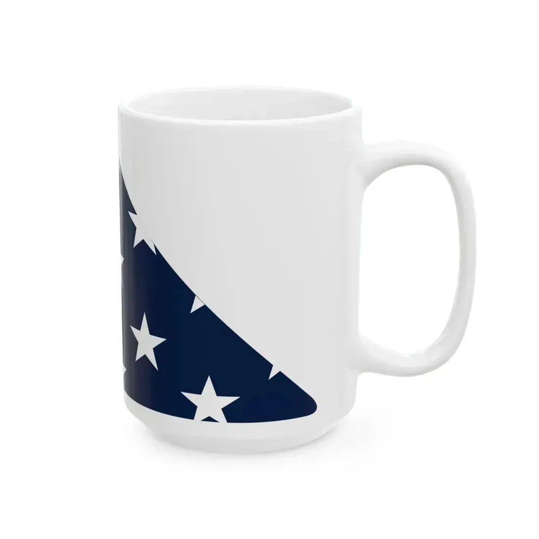 Folded U.S. Flag (United States) White Coffee Mug - Go Mug Yourself
