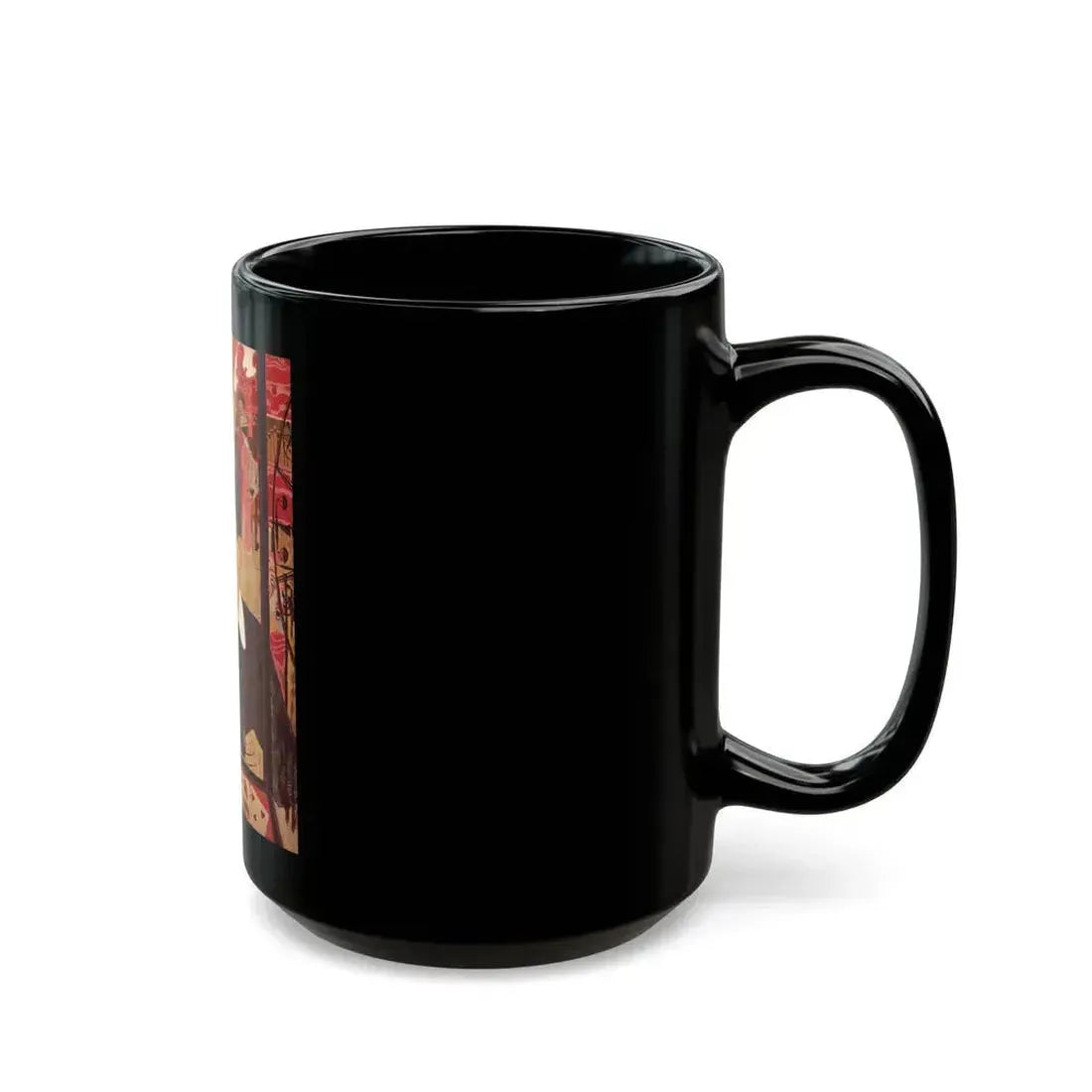 Follow Your Star (1), Cosmopolitan illustration, March 1958 - Black Coffee Mug - Go Mug Yourself