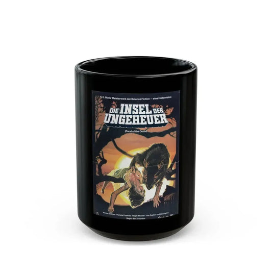 FOOD OF THE GODS (GERMAN) 1976 Movie Poster - Black Coffee Mug 15oz - Go Mug Yourself