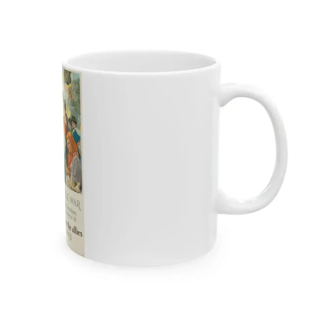 Food Will Win The War, 1917 - White Coffee Mug - Go Mug Yourself