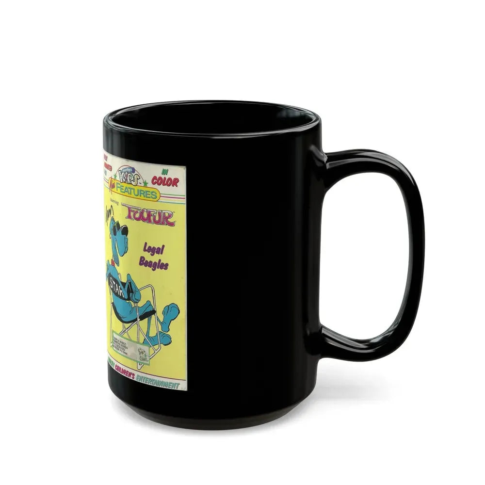 FOOFUR LEGAL BEAGLES (VHS COVER) - Black Coffee Mug - Go Mug Yourself