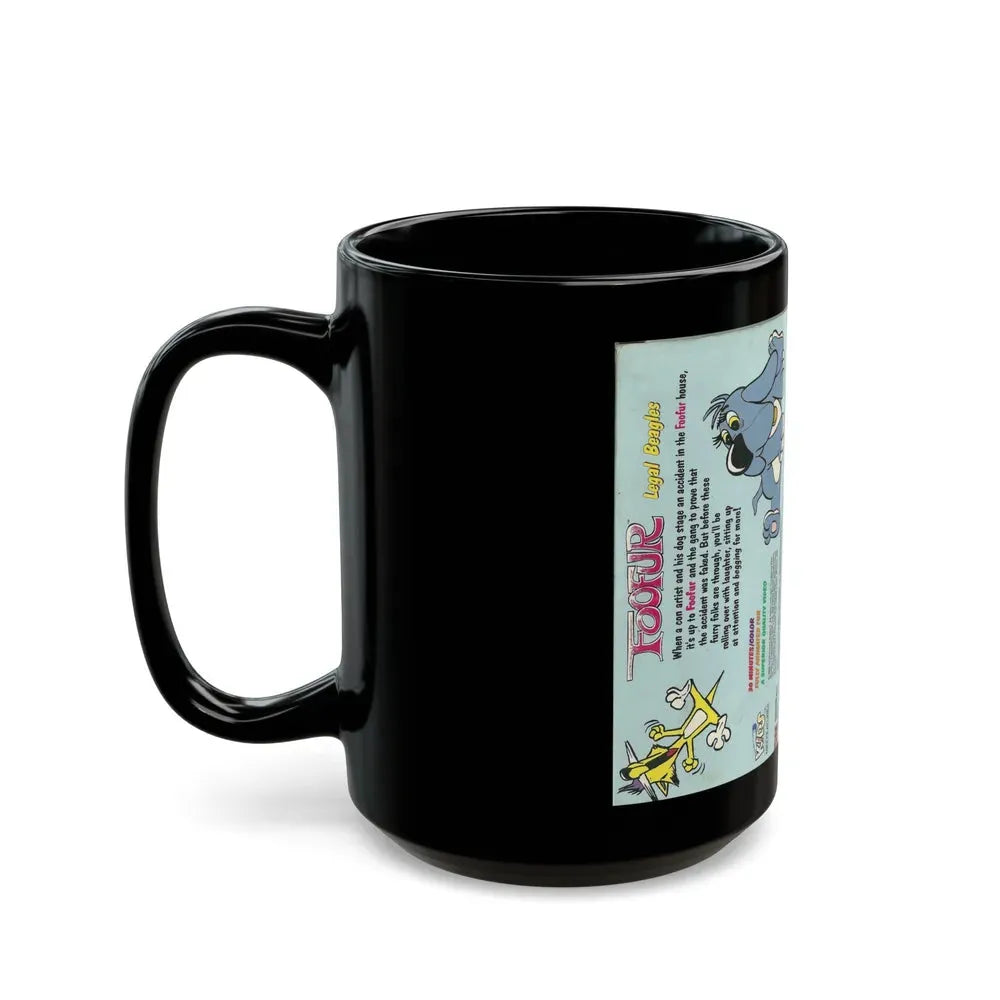 FOOFUR LEGAL BEAGLES (VHS COVER) - Black Coffee Mug - Go Mug Yourself