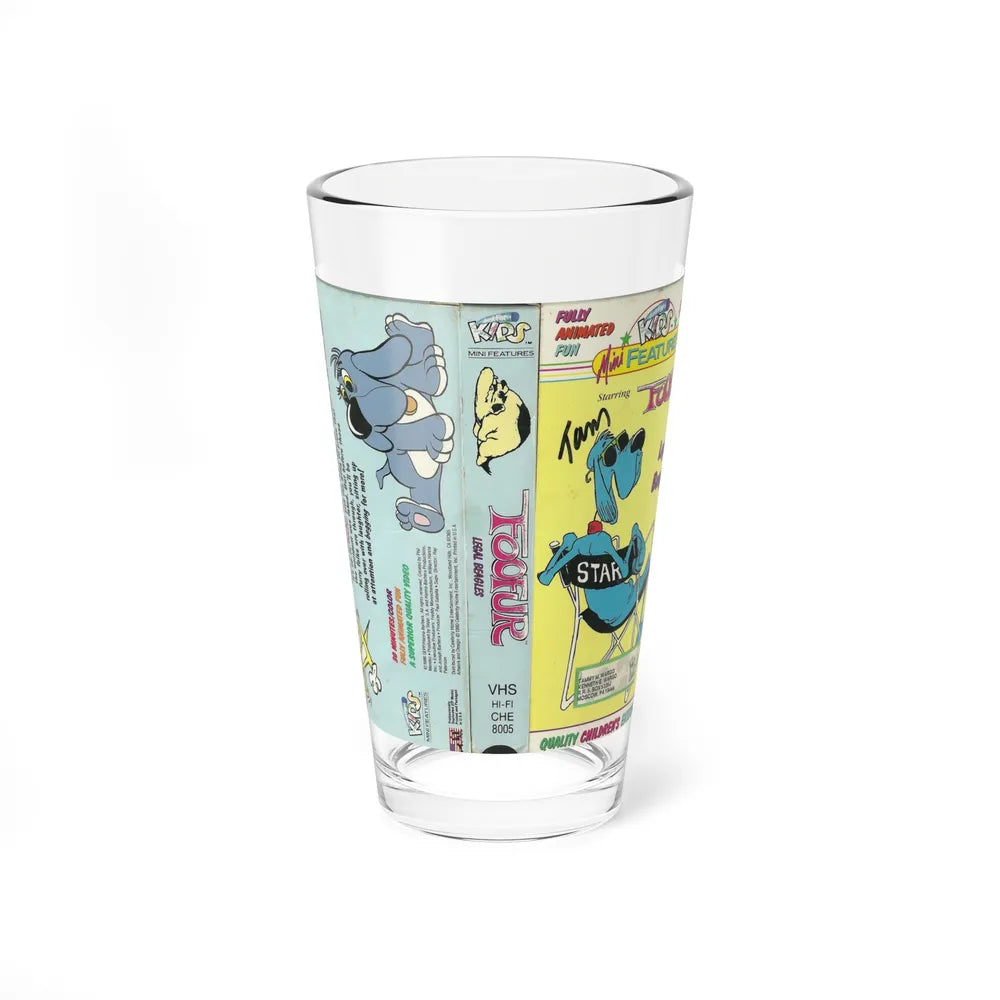 FOOFUR LEGAL BEAGLES (VHS COVER) Pint Glass 16oz 16oz - Go Mug Yourself