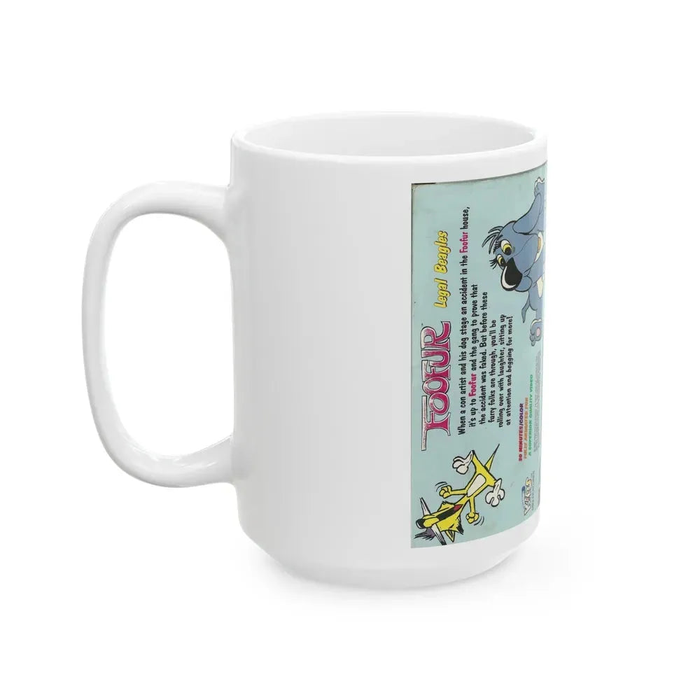 FOOFUR LEGAL BEAGLES (VHS COVER) - White Coffee Mug - Go Mug Yourself