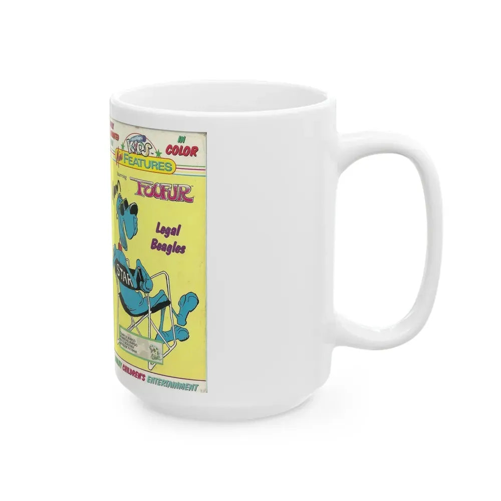 FOOFUR LEGAL BEAGLES (VHS COVER) - White Coffee Mug - Go Mug Yourself