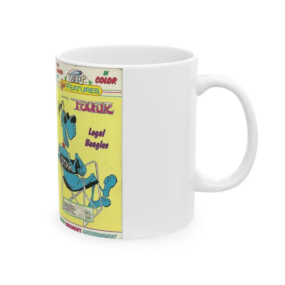 FOOFUR LEGAL BEAGLES (VHS COVER) - White Coffee Mug - Go Mug Yourself