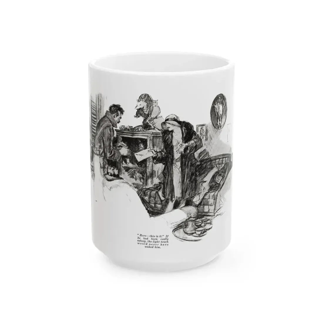 Fool Errant, Liberty magazine, June 1, 1929 - White Coffee Mug 15oz - Go Mug Yourself