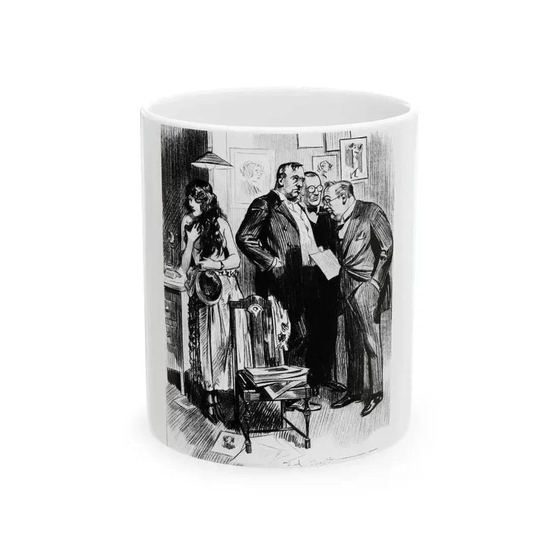 Fool's Gold (1), Screenland, July 1923 - White Coffee Mug 11oz - Go Mug Yourself