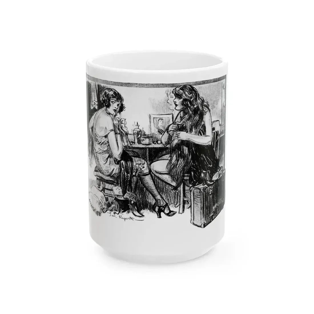 Fool's Gold (3), Screenland, August 1923 - White Coffee Mug 15oz - Go Mug Yourself
