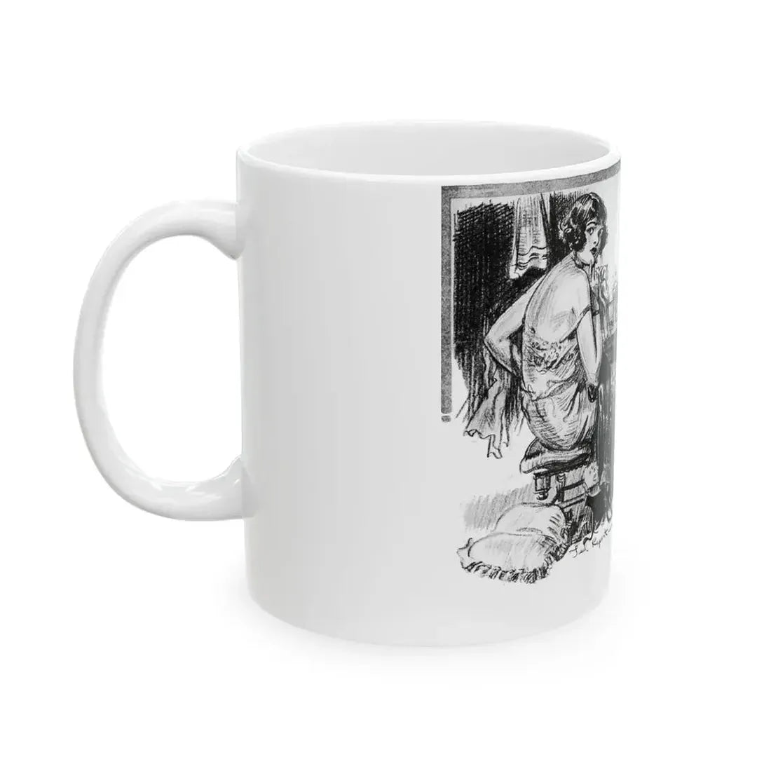 Fool's Gold (3), Screenland, August 1923 - White Coffee Mug - Go Mug Yourself