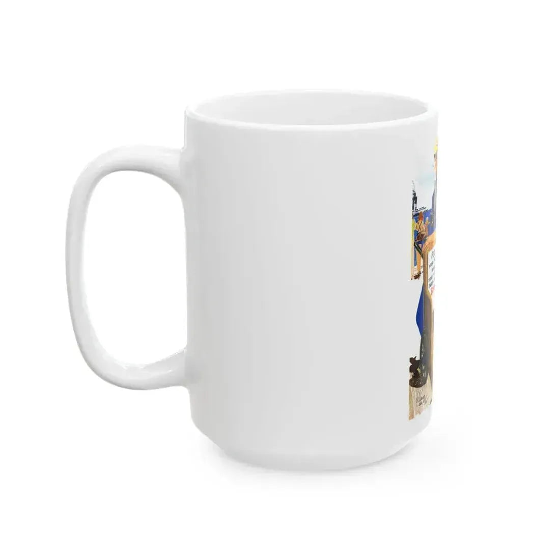 Fool Your Friends, Esquire, September 1949 - White Coffee Mug - Go Mug Yourself