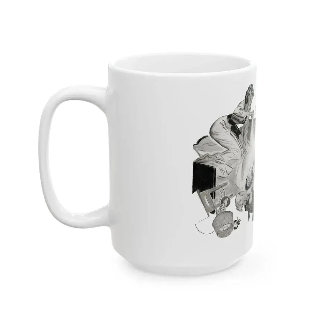 Fools Rush In, College Humor, March 1939 - White Coffee Mug - Go Mug Yourself