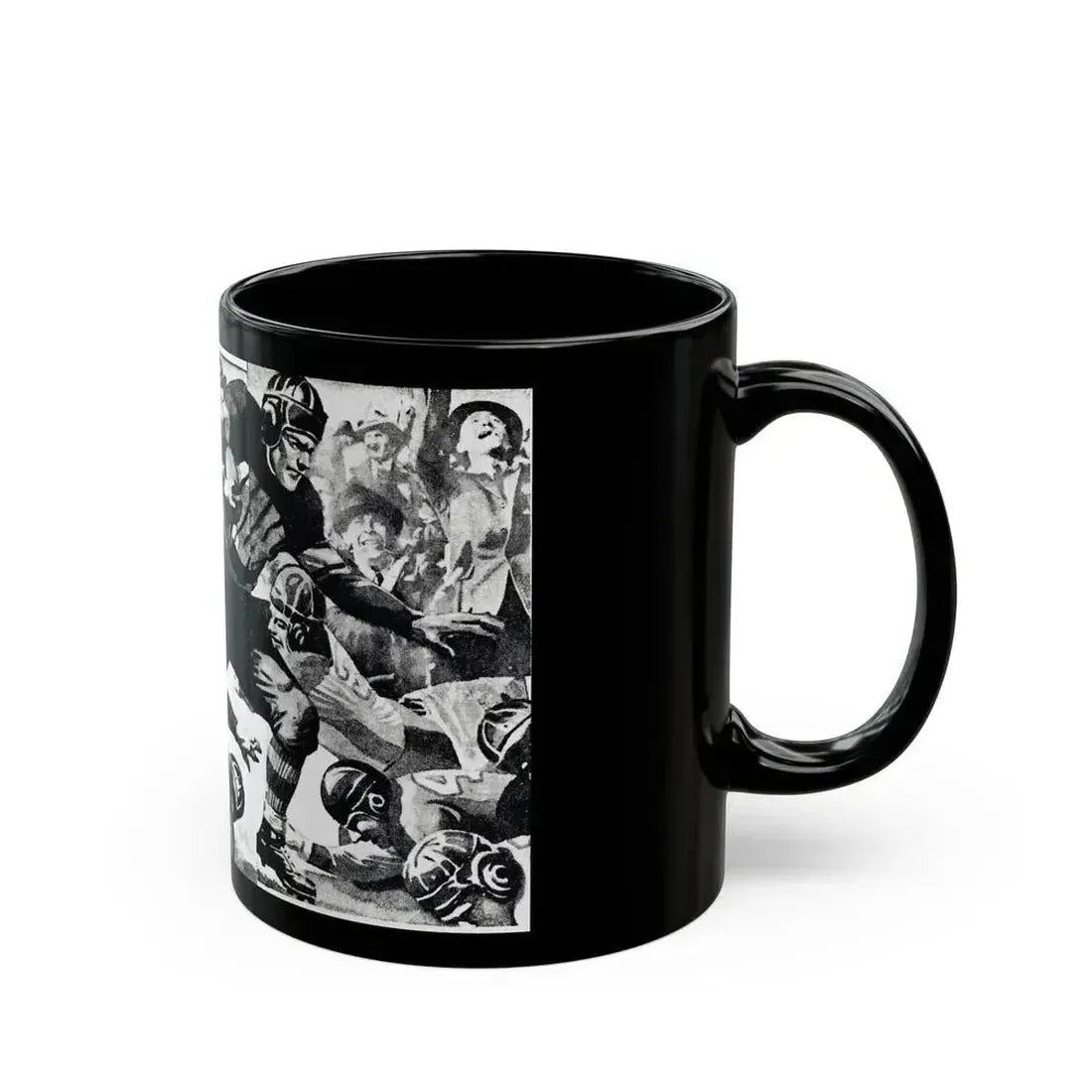 Football Fixers, Sensation magazine, November 1939 - Black Coffee Mug - Go Mug Yourself