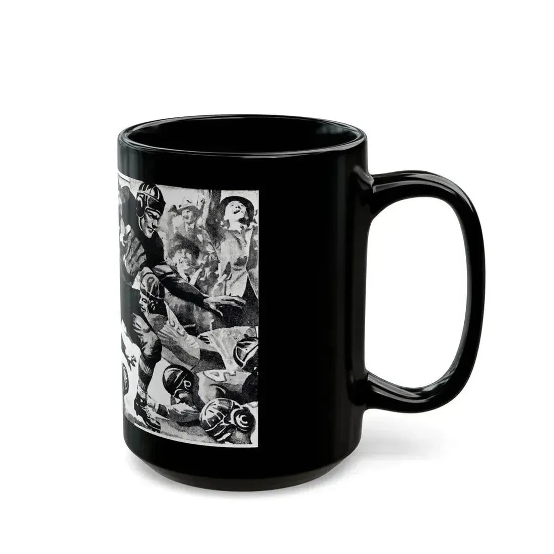 Football Fixers, Sensation magazine, November 1939 - Black Coffee Mug - Go Mug Yourself