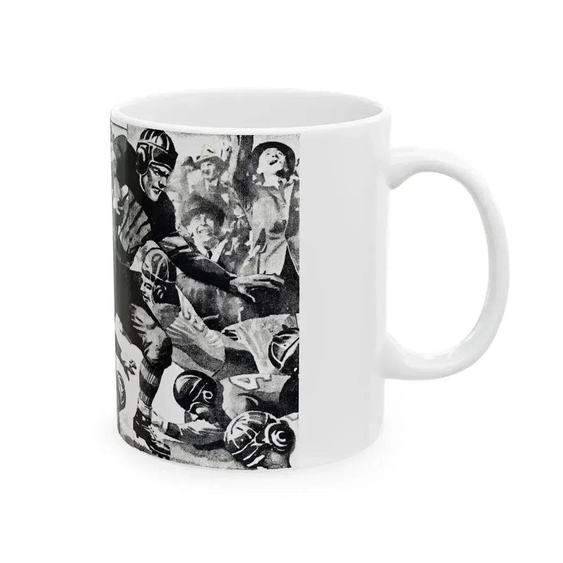 Football Fixers, Sensation magazine, November 1939 - White Coffee Mug - Go Mug Yourself