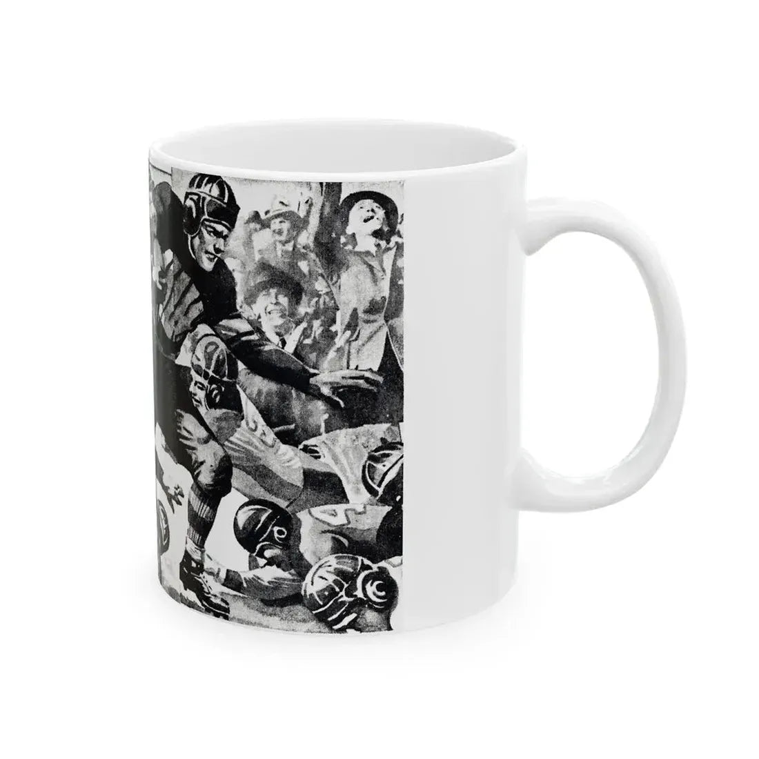 Football Fixers, Sensation magazine, November 1939 - White Coffee Mug - Go Mug Yourself