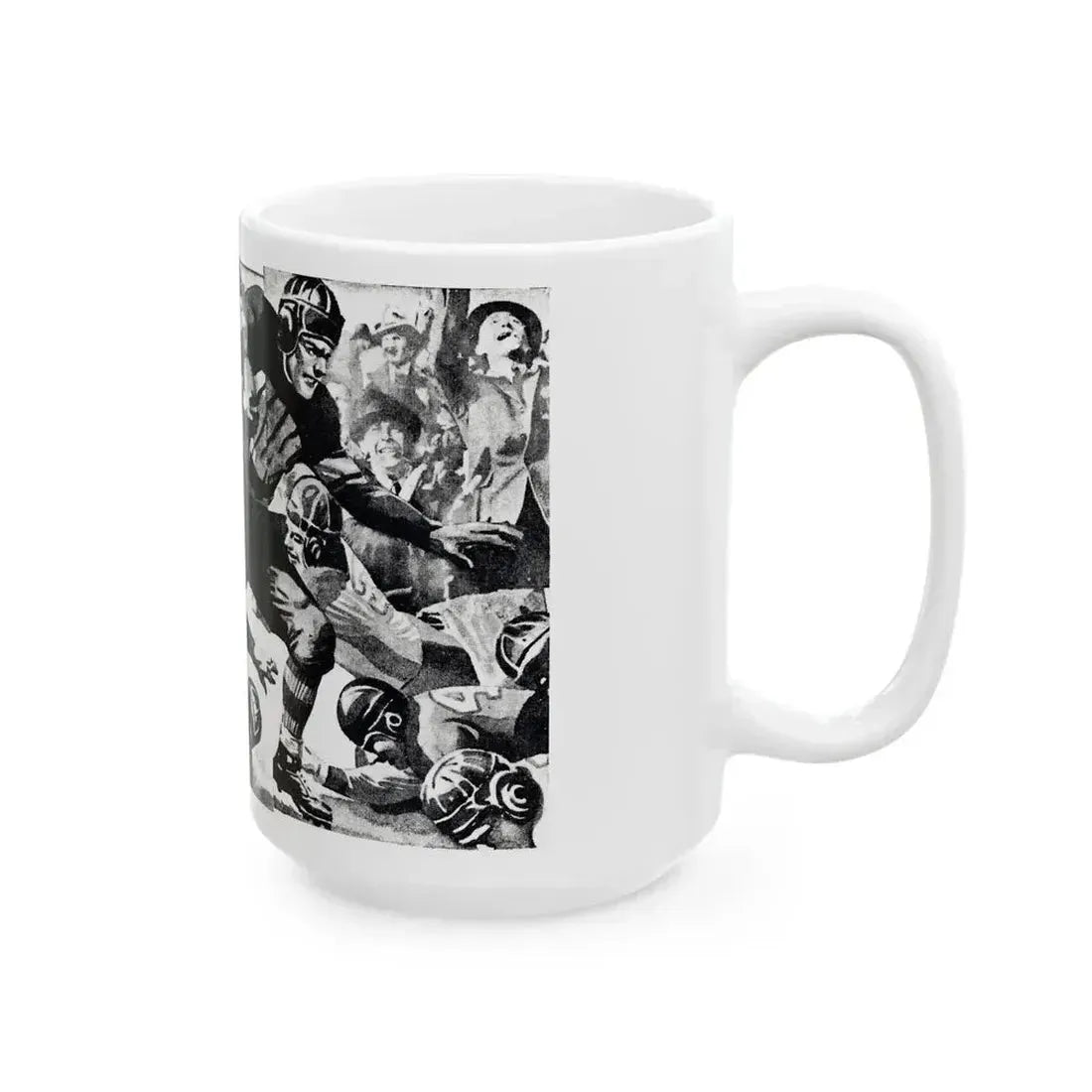 Football Fixers, Sensation magazine, November 1939 - White Coffee Mug - Go Mug Yourself