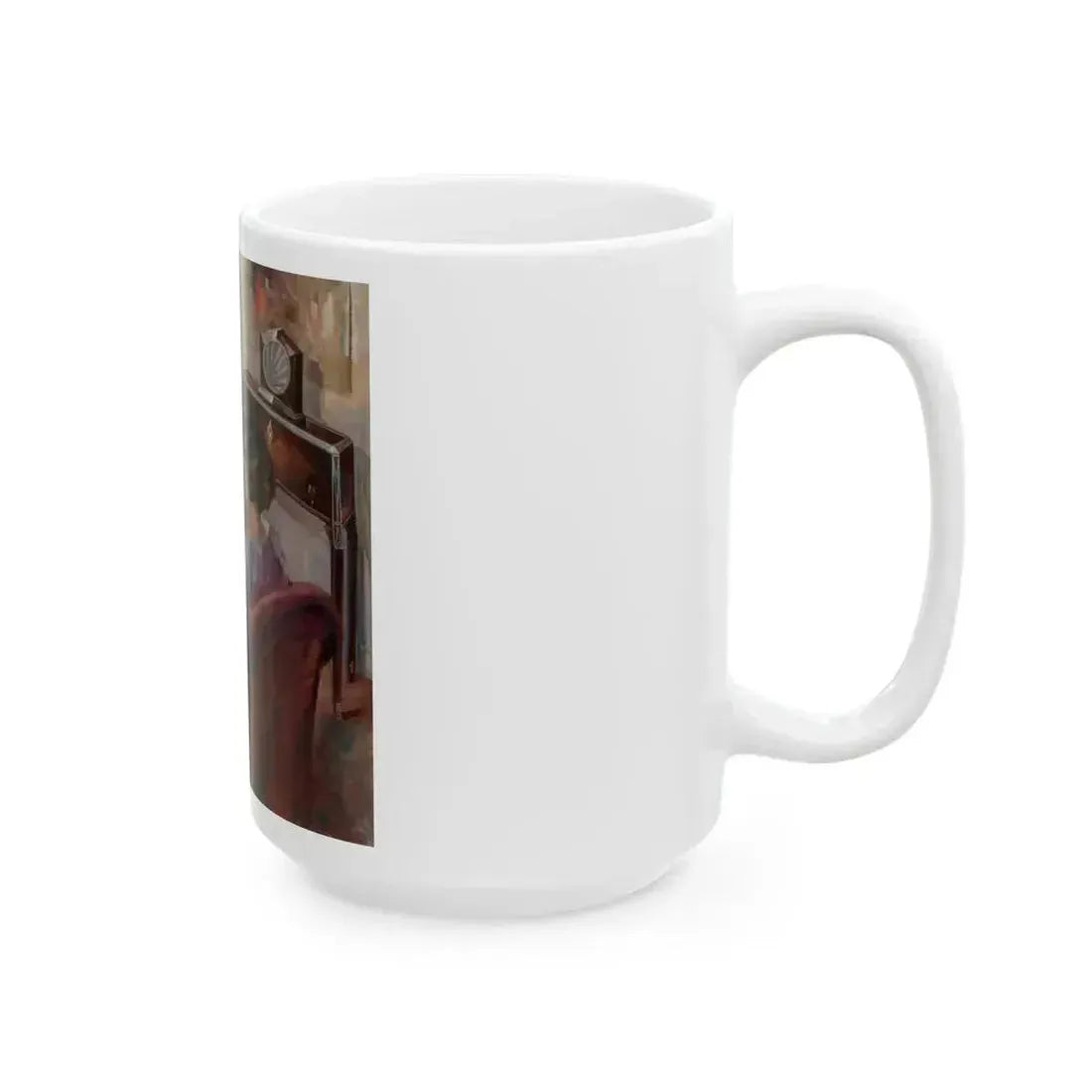 Football Game, possible radio advertisement - White Coffee Mug - Go Mug Yourself