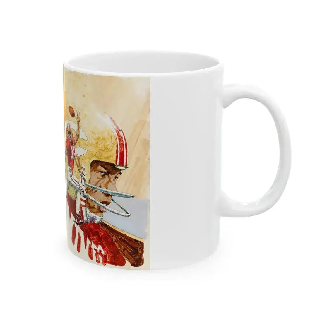 Football Montages - White Coffee Mug - Go Mug Yourself