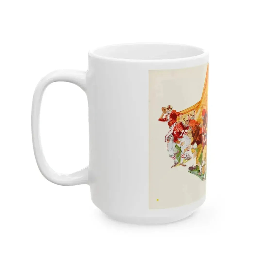 Football Montages - White Coffee Mug - Go Mug Yourself