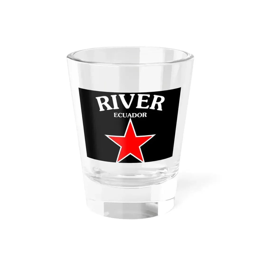 Football of Ecuador - River Ecuador icon (Ecuador) Shot Glass 1.5oz 1.5oz - Go Mug Yourself