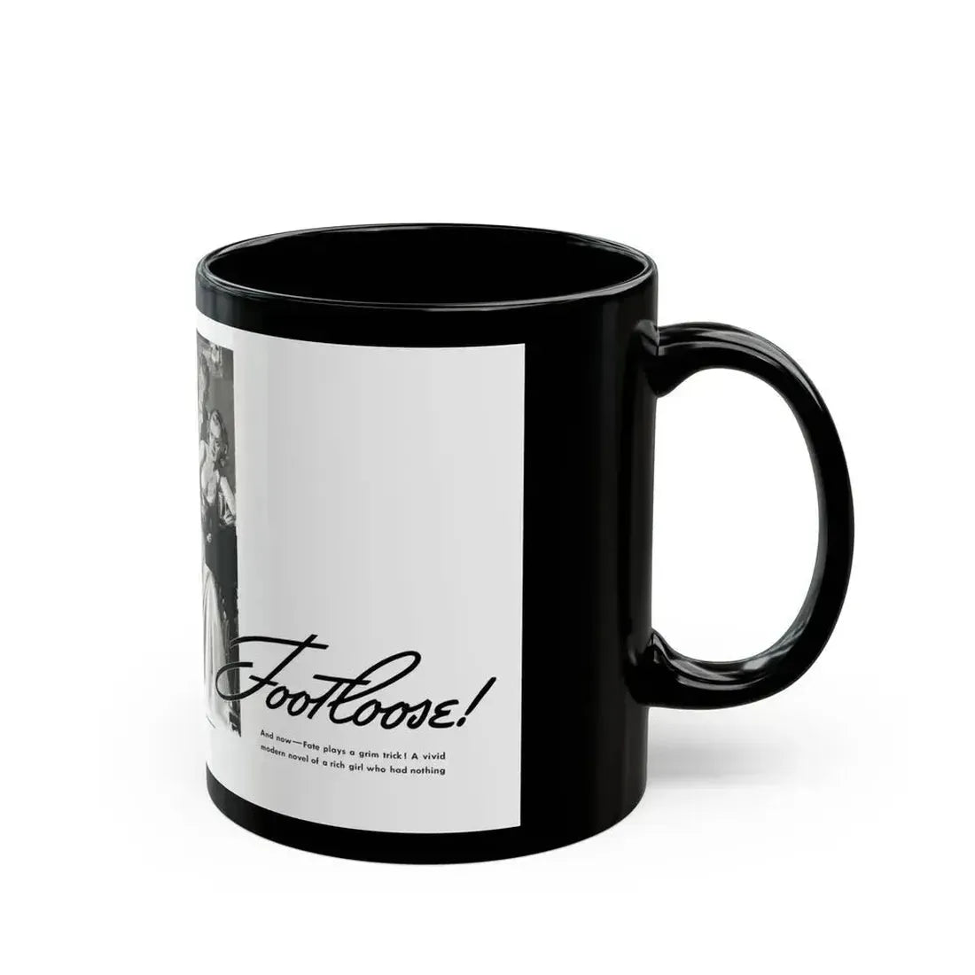 Footloose (Pt. 1), Liberty, May 31, 1941 - Black Coffee Mug - Go Mug Yourself