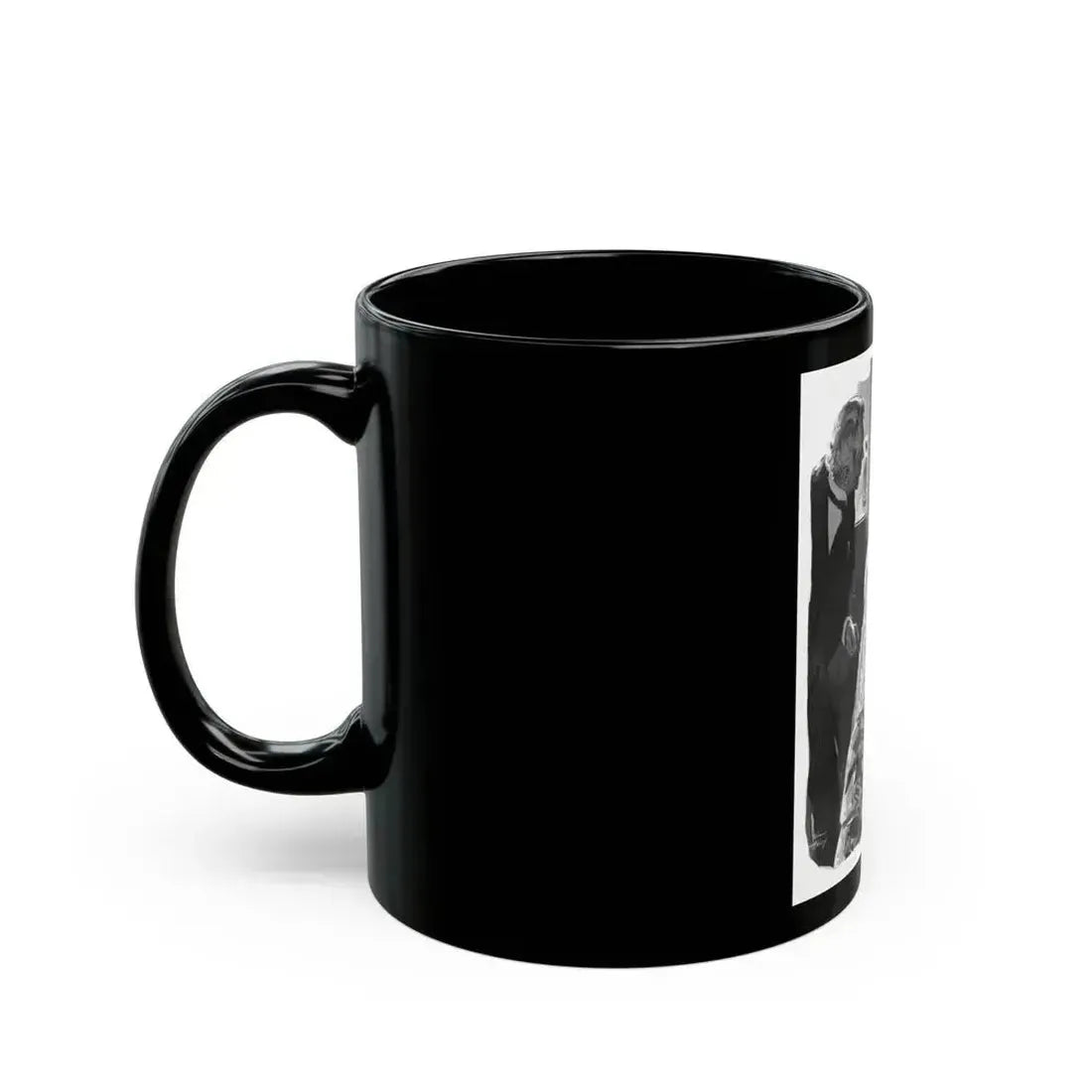 Footloose (Pt. 2), Liberty magazine, June 7, 1941 - Black Coffee Mug - Go Mug Yourself