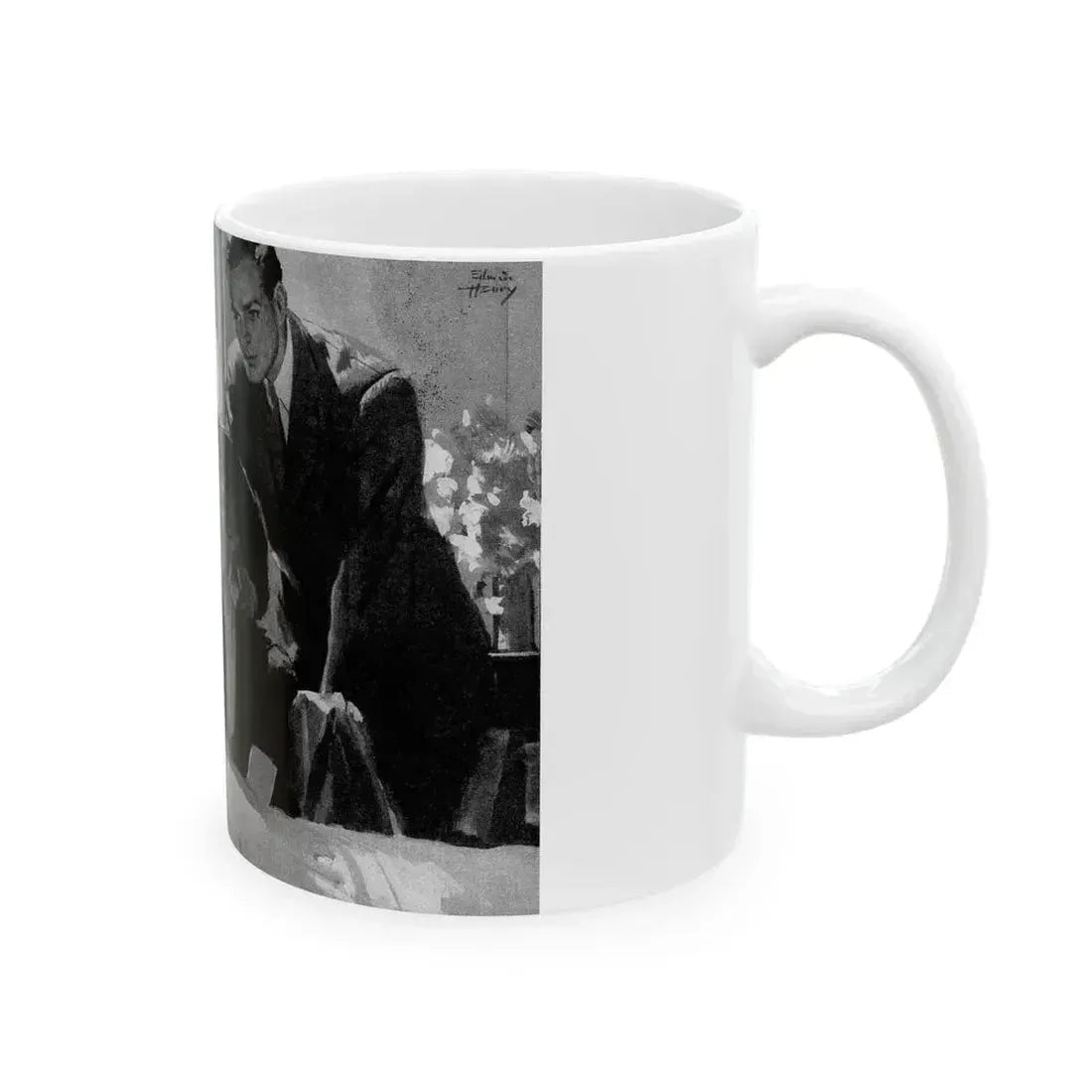 Footloose (Pt. 3), Liberty magazine, June 14, 1941 - White Coffee Mug - Go Mug Yourself