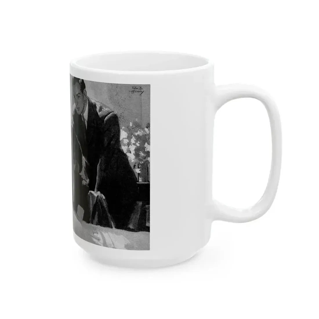 Footloose (Pt. 3), Liberty magazine, June 14, 1941 - White Coffee Mug - Go Mug Yourself