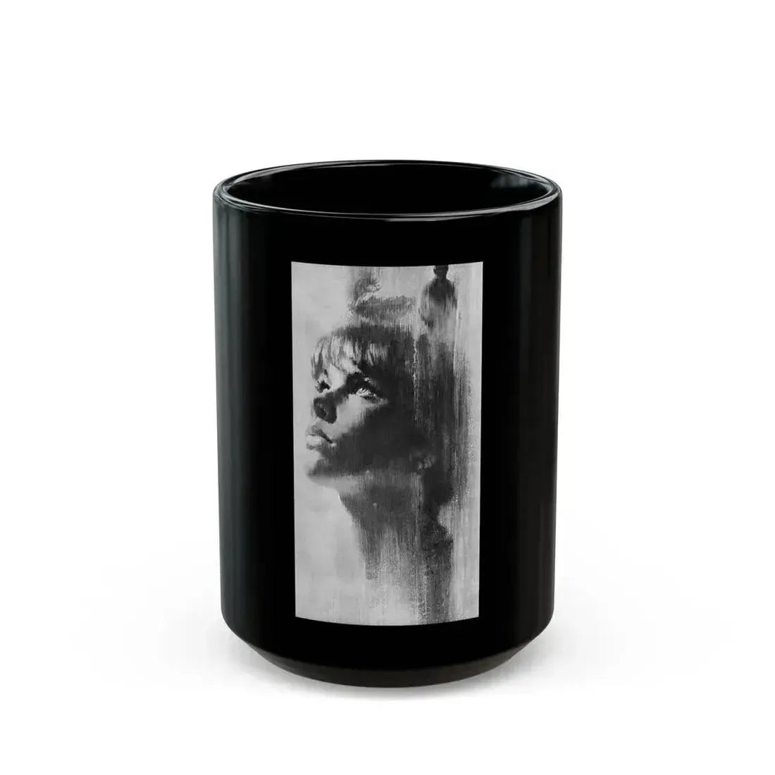 Footsteps in the Dark by Margaret Blake, Woman magazine, 1966 - Black Coffee Mug 15oz - Go Mug Yourself